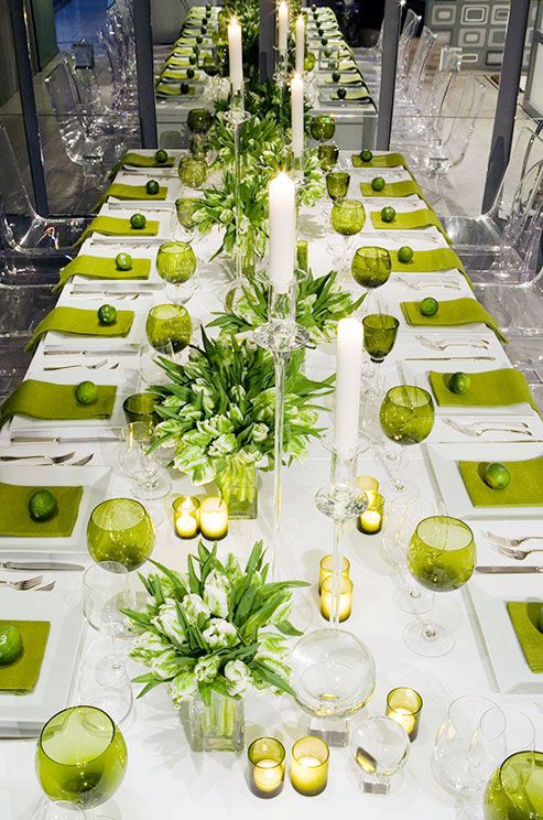 Green table